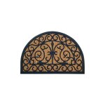 Tapis cuba 40x60 cm demi lune volutes - idmat Tapis cuba 40x60 cm demi lune volutes - idmat