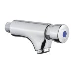 Idral - robinet de lavabo mural temporis de la srie classic avec commande par bouton - poussoir