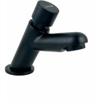 Idral rubinetteria - robinet d'eau simple avec minuterie de 15 secondes de couleur noir mat idral 08210 ...