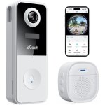 Camera de surveillance wi - fi ext�rieure sans fil iegeek 2k avec panneau solaire amovible, ptz panoramique ...