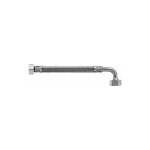 Flexible sanitaire inox dn10 femelle 1 / 2 - femelle 1 / 2 coudé - 300mm Flexible sanitaire inox dn10 femelle 1 / 2 - femelle 1 / 2 coudé - 300mm