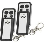 Ikodm - lot de 2 t�l�commandes de portail pour avidsen 114253 104257 104251 compatible avec la marque ...