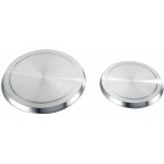 Lot de 4 protections pour cuisinière électrique - couvre plaque en acier - acier inox - Ø16 et 20 cm ... Lot de 4 protections pour cuisinière électrique - couvre plaque en acier - acier inox - Ø16 et 20 cm ...