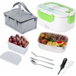 Ikodm - boîte à lunch chauffante, boîte à repas 40w avec cuillère et deux compartiments, lunch box chauffante ... Ikodm - boîte à lunch chauffante, boîte à repas 40w avec cuillère et deux compartiments, lunch box chauffante ...