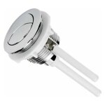 Ikodm - bouton poussoir double pour chasse d'eau wc - 38 mm - chromé - haute pression de pompage - accessoires ... Ikodm - bouton poussoir double pour chasse d'eau wc - 38 mm - chromé - haute pression de pompage - accessoires ...