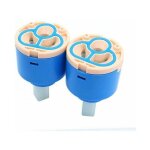 Cartouche de remplacement en céramique pour robinet mitigeur d'eau de cuisine, 2 pièces, 35mm Cartouche de remplacement en céramique pour robinet mitigeur d'eau de cuisine, 2 pièces, 35mm