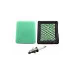 Filtre  air avec prfiltre et bougie d'allumage pour tondeuses honda hrg415, hrg465, hrx426, hrx476, ...