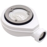 Ikodm - kit de trou de vidange de bac de douche, blanc, kit de vidange bac de douche, drain de douche ...