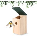 Nichoir � oiseaux en bois de qualit� sup�rieure ? id�al pour perruches, calopsittes, ins�parables et ...