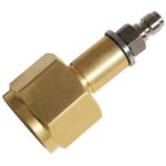Réservoir de dioxyde de carbone co2 cga320 / w21. 8 raccords d'écrou et de mamelon, cga320 Réservoir de dioxyde de carbone co2 cga320 / w21. 8 raccords d'écrou et de mamelon, cga320