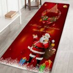Ikodm - tapis, tapis de noël 60x120cm paillassons père noël tapis de passage antidérapante carpettes ... Ikodm - tapis, tapis de noël 60x120cm paillassons père noël tapis de passage antidérapante carpettes ...