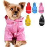 Imperm�able pour animaux de compagnie rose taille l longueur du dos 30 cm 1 pi�ce avec capuche imperm�able ...