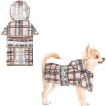 Imperm�able avec capuche et ouverture pour laisse, imperm�able pour chiens de petite et moyenne taille, ...