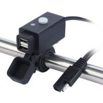 Imperm�able moto usb chargeur avec interrupteur 5v dual ports, chargeur pour �lectroportatif, interrupteur ...