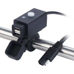 Imperm�able moto usb chargeur avec interrupteur 5v dual ports, chargeur pour �lectroportatif, interrupteur ...