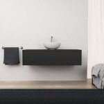 Inda - meuble de salle de bain 1 tiroir l. 120 avec vasque � poser