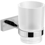 Inda - porte - brosse à dents en verre dépoli Inda - porte - brosse à dents en verre dépoli