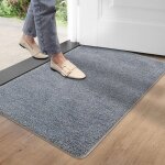 Indoor entrance mat, non - slip doormat soft machine washable ultra absorbent and durable indoor or outdoor ...