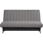 Indy clic - clac - 2 / 3 places - matelas simmons ep. 13 cm - mousse hr 35 kg / m3 - tissu noir - fabriqu� ...