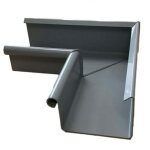 Equerre de chneau 90 degrs en forme de caisson angle intrieur, bourrelet intrieur en pvc, pice de ...