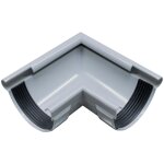 Equerre de chneau 90 degrs semi - circulaire angle extrieur , bourrelet pvc extrieur, pice de raccordemen ...
