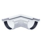 Equerre de chéneau 90 degrés semi - circulaire angle extérieur , bourrelet pvc extérieur, pièce de raccordemen ... Equerre de chéneau 90 degrés semi - circulaire angle extérieur , bourrelet pvc extérieur, pièce de raccordemen ...