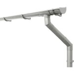 Kit de gouttières pour abri de jardin 100mm, carport, terrasse, gouttière en pvc pour toit en appentis, ... Kit de gouttières pour abri de jardin 100mm, carport, terrasse, gouttière en pvc pour toit en appentis, ...