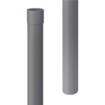 Tuyau de descente 100 cm, tuyau de pluie en pvc accessoires de gouttière, montage simple par emboîtement, ... Tuyau de descente 100 cm, tuyau de pluie en pvc accessoires de gouttière, montage simple par emboîtement, ...