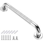 Inhhub barre d'appui de 40cm pour salle de bain - antidérapante, en acier inoxydable, pour douche - avec ... Inhhub barre d'appui de 40cm pour salle de bain - antidérapante, en acier inoxydable, pour douche - avec ...
