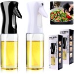 Injecteur de cuisine en verre 2 pices, pulvrisateur d'huile d'olive, pulvrisateur d'huile, 2 en 1 ...