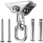 Innovant crochet de plafond avec 304 acier inoxydable 500kg capacit� 360� rotation, suspension pour b�ton ...