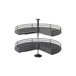 Inoxa industrie - tourniquet 3 / 4 rond - dcor : anthracite - diamtre : 820 mm - pour caisson : 900 ...