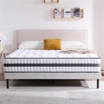 Inre - matelas 140x190 cm �paisseur 25 cm, ressorts ensach�s, confort ferme, certifi� oeko - tex, 7 zones ...
