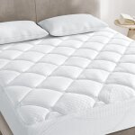 Inre - jamais utilise] surmatelas 140x190 cm confort optimal - moelleux, anti - acarien, respirant - ...