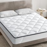 Inre - surmatelas 140x200 cm confort optimal - moelleux, anti - acarien, respirant - bande elastique ...