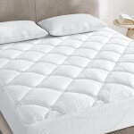 Inre - surmatelas 160x190 cm confort optimal - moelleux, anti - acarien, respirant - double face - pour ...