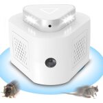 Insectifuge ultrasonique pour souris, insectifuge efficace pour souris � 360 �, ondes lumineuses ultrasoniques ...