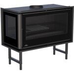 Bronpi - insert à bois 2 faces ventilé canalisable paris 90 ei 13 kw sans kit air - porte fonte - avec ... Bronpi - insert à bois 2 faces ventilé canalisable paris 90 ei 13 kw sans kit air - porte fonte - avec ...