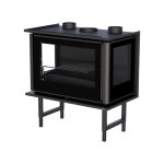 Bronpi - insert à bois 3 faces ventilé canalisable paris 70 3c 11 kw avec kit air - porte fonte - avec ... Bronpi - insert à bois 3 faces ventilé canalisable paris 70 3c 11 kw avec kit air - porte fonte - avec ...