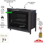 Insert bois paris 70 vision bronpi + ventilation Insert bois paris 70 vision bronpi + ventilation