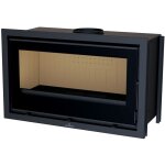 Bronpi - insert à bois canalisable raccordable cairo 90 13 kw foyer en vermiculite - sans kit ventilation ... Bronpi - insert à bois canalisable raccordable cairo 90 13 kw foyer en vermiculite - sans kit ventilation ...