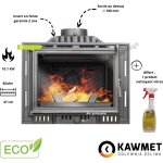 Insert  bois en fonte 10. 1 kw w6 eco kawmet