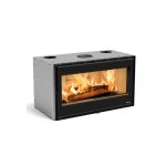 La nordica - insert à bois inserto 100 wide. 16 8. 1 kw avec cadre 4 côtés La nordica - insert à bois inserto 100 wide. 16 8. 1 kw avec cadre 4 côtés