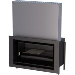 Bronpi - insert à bois ventilé canalisable paris 90v guillotina 14 kw avec kit air Bronpi - insert à bois ventilé canalisable paris 90v guillotina 14 kw avec kit air