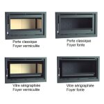 Insert à bois ventilé canalisable - firematic mora 13. 3 kw foyer en fonte - porte fonte - avec vitre ... Insert à bois ventilé canalisable - firematic mora 13. 3 kw foyer en fonte - porte fonte - avec vitre ...