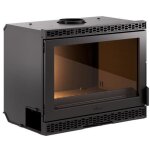 Insert a b�ches - invicta - sirocco turbo - 8 kw - en fonte - b�ches 58 cm max