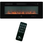 Insert chemine electrique valtaia plat 2000 w / 127 cm sannover