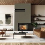 Azura home design - insert cheminée floki 8kw vitre à droite Azura home design - insert cheminée floki 8kw vitre à droite