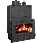 Insert de chemine prity ac w20 25 kw 200 mm porte en fonte