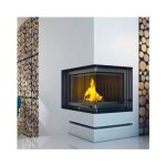 Insert chemine zuzia 16 bs vitre  droite ouverture relevable
